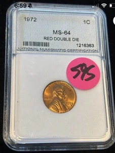 1972-Penny DDO FS-102 MS64 RED - Picture 1 of 3