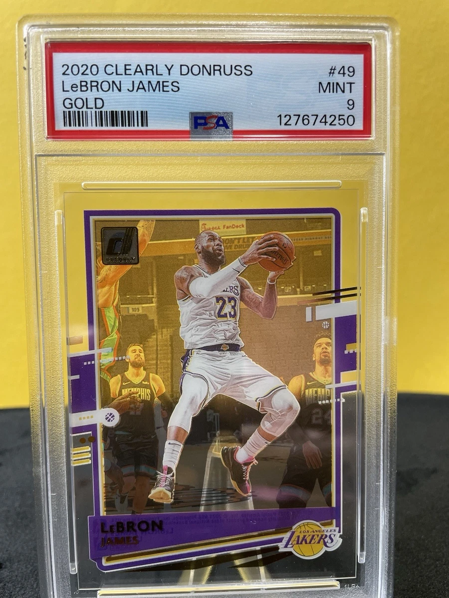 2020-21 Panini Clearly Donruss - LeBron James #49 for sale | eBay
