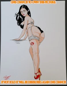 Baroness GI Joe PinUp Farbillustration Kunstdruck 8,5x11 von Keyeske TAS-S1-33 - Bild 1 von 8