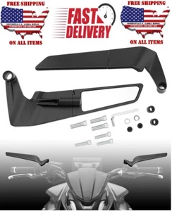 Espejos retrovisores laterales universales para moto 8 10 mm - Imagen 1 de 7