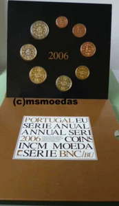 Portogallo spento Set monete in euro KMS 2006 da 1 centesimo a 2 euro blister BNC - Foto 1 di 1
