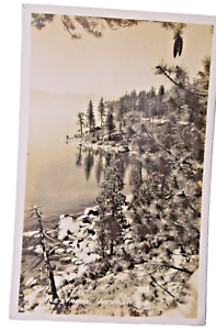 Vintage Lake Tahoe Nevada  Postcard - Very Old Photo Print