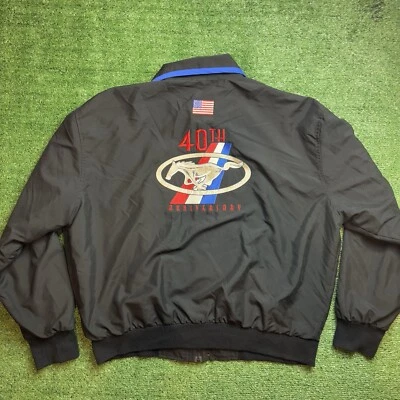 Vintage Crown 1999 Ford Mustang 40th Anniversary Jacket Men’s Large Made In USA - Image 1 of 4