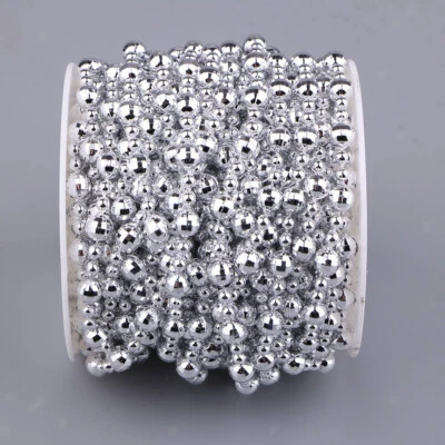 15m Perlenband Perlenkette Perlenschnur Perlengirlande Dekogirlande Dekoband - Bild 1 von 4