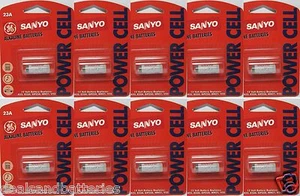 Sanyo 23A Battery A23 12v 10 Battaries - Picture 1 of 1