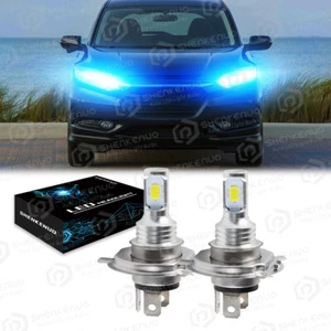 H4 9003 Ice Blue LED Headlight Bulb Conversion Kit High Low Beam 8000K 8000LM - Picture 1 of 10