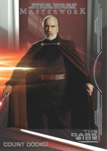 2019 Star Wars Masterwork The Dark Side Trading Card #DS-4 Count Dooku