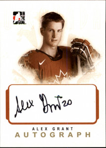 2007-08 ITG O Canada Autographs #AAG Alex Grant Auto - NM-MT