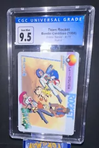 CGC 9.5 1998 Team Rocket Bandai Carddass Anime Series #115 Part 4 - Picture 1 of 2