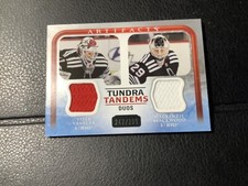 2023-24 Artifacts #TT-NJD Vitek Vanecek/Mackenzie Blackwood Tundra Tandems /299