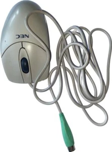NEC Logitech 2-Button Wheel PS2 Mouse M-SAW48A 6732390800 - Photo 1/1