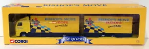 Corgi 1/64 Scale Diecast TY86712 - Volvo Rigid Truck & Trailer - Bishop's - Picture 1 of 2