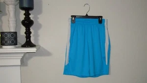 TEK GEAR Boys Dry Tek Turquoise Blue White Athletic Shorts Size M 10/12 - Picture 1 of 15
