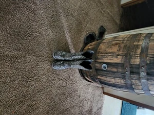 cowboy boots 9.5. There from Boot Barn. Made in Mexico. There gray with sparkle - Picture 1 of 2