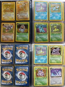 Pokemon Cards Large WOTC Collection Holo Rare Base Sets Vintage 1999 Binder Lot - Picture 1 of 13