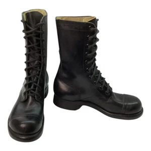 Neu ohne Etikett Vintage 60er Jahre BF Goodrich Leder Kampfstiefel Herrengröße 5 = Damengröße 7 - Bild 1 von 11