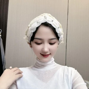 Mujeres Musulmanas Hiyab Sombreros Turbante Cubierta de Cabeza Gorro Gorro Pérdida de Cabello Indio - Imagen 1 de 21