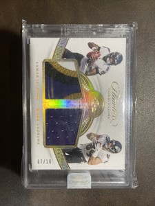 Lamar Jackson 2020 Panini Flawless & Mark Andrews Patch 7/10 Ravens