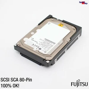 Max3147nc Fujitsu HDD SCSI U320 147GB SCA 80-Pin Hard Disk Drive JW - Picture 1 of 3