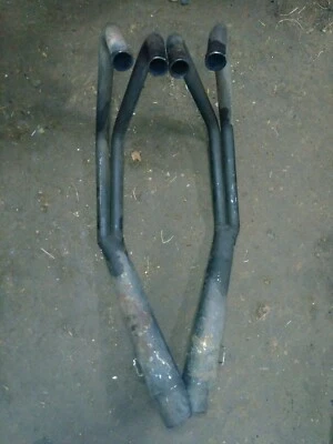 1979 honda cb750 4 в 2 выхлопные трубы 79 CB 750 глушитель  - Изображение 1 из 4