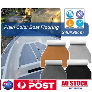 Marine Boat Flooring EVA Foam Faux Teak Floor Decking Pad 240×90cm Boat Mats - Picture 1 of 60