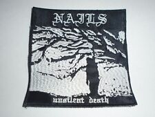 NAILS UNSILENT DEATH EMBROIDERED PATCH