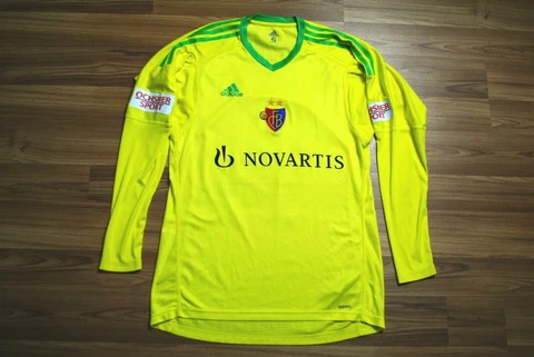 BASEL 1893 GOALKEEPER FOOTBALL SHIRT 2017-2018 JERSEY TRIKOT ADIDAS ADIZERO SZ 6 Cover