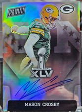 2022 Panini SBXLV-MC Mason Crosby Super Bowl Signatures On-Card Auto Packers