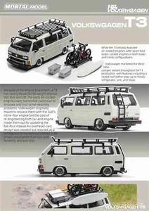 1/64 Mortal New Miniature T3 Van Collection Diecast Toys Car Models Hobby Gifts - Picture 1 of 15