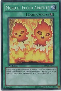 YU GI OH MURO DI FUOCO ARDENTE • HA05 • SUPER RARA - Picture 1 of 1