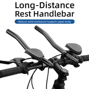 DE Triathlon Lenker Lenkeraufsatz Fahrrad Lenker Aufsatz Bike Armauflage Schwarz - Bild 1 von 4