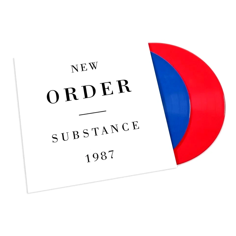 NEW ORDER - SUBSTANCE '87 ( RED & BLUE RETAILER EXCLUSIVE VINYL 2xLP) - Image 1 of 1
