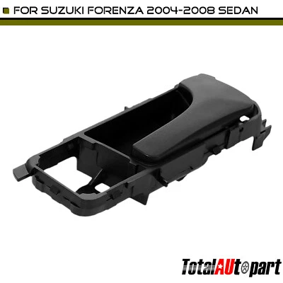 Manija de puerta interior negra para Suzuki Forenza 2004-2008 sedán pasajero delantero Foto 1 de 4