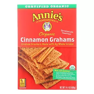 Annie's Homegrown Organic Cinnamon Graham Crackers - Case of 12 - 14.4 oz. - Picture 1 of 2