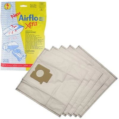 Bags For Panasonic C2E Cylinder Cloth Fabric Vacuum Cleaner Hoover Bags 5 Pack - Image 1 of 4