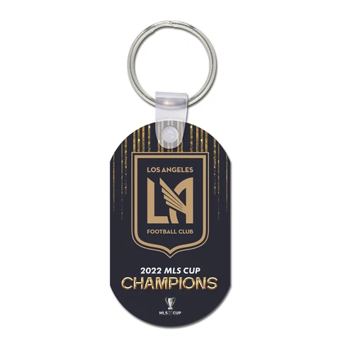 WinCraft LAFC 2022 MLS Cup Champions Metal Key Ring Cover