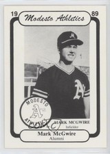 1989 Frank Chong Modesto A's Mark McGwire #35