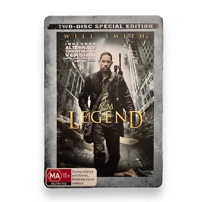 I Am Legend  - DVD 2 Disc Special Edition Steelbook (2008) Bonus Extras Rare Ed. - Image 1 of 4