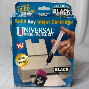 Universal Inkjet Printer Cartridge by ONTEL Color Refill Kit NEW in BOX - Picture 1 of 6