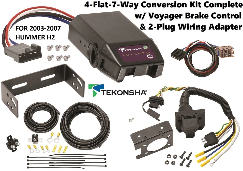 Hummer H2 Tekonha 2003-2007 conversión de 4 vías planas con control de freno Voyager nuevo Foto 1 de 1