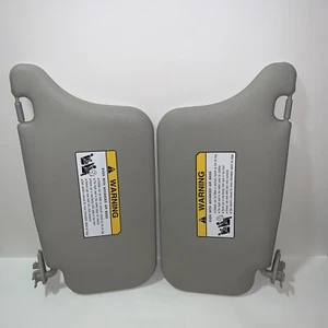 2017-2021 Mitsubishi Mirage Sunvisor Sun Visor with Mirror Left Right Pair Set - Picture 1 of 12
