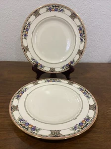 2 Platos de Cena Lenox Toscan Orchard 10 7/8" Colección Embajador Borde Dorado Usados en Excelente Condición - Imagen 1 de 9