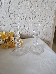 Paar Mikasa Schmuckstein Kerzenständer 5 Zoll - Bild 1 von 7