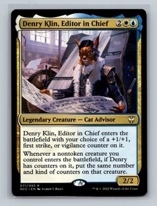 Denry Klin, Editor in Chief MTG Commander: Streets of New Capenna Rare LP - Picture 1 of 2