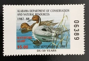 ALABAMA STATE DUCK #9 - COMO NUEVO NUNCA ARTICULADO - - SCV: $14,00 - Imagen 1 de 1