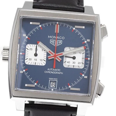 Reloj automático para hombre TAG HEUER Monaco CAW211P cronógrafo esfera azul_930240 Foto 1 de 4