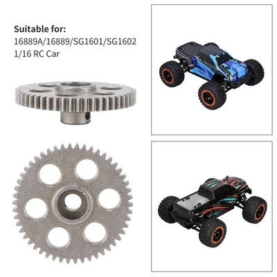 Upgrade Metall Stirnradgetriebe Für 16889 16889A Sg1601 Sg1602 1/16 Rc Auto - Bild 1 von 4