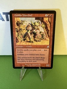 Magic The Gathering Goblin Warchief Scourge Regular LP - Picture 1 of 10