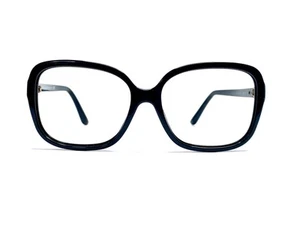 Bvlgari Black Oversized Square Glasses Gold Temple Italy 8150B 501/8H 58 16 140 - Picture 1 of 8