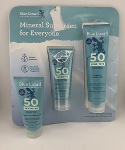 Blue Lizard Mineral Sunscreen Sensitive SPF 50 (2/3 are not sealed) - Picture 1 of 4